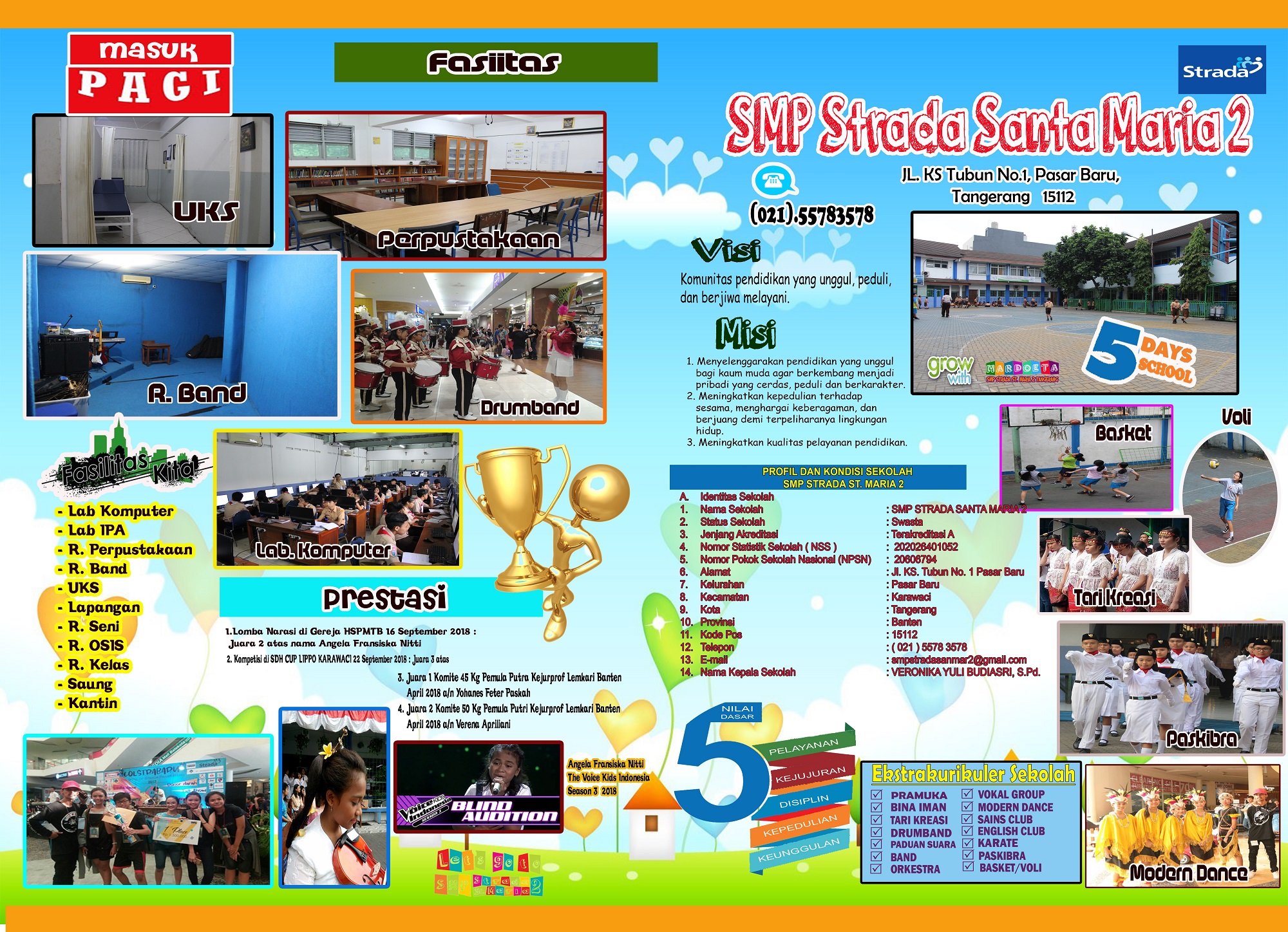 Penerimaan Siswa Baru SMP Strada St. Maria 2