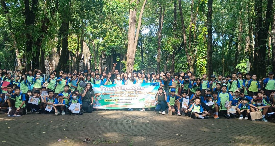 KESERUAN STUDI LAPANGAN SMP STRADA SANTA MARIA 2 DI TAMAN MARGASATWA RAGUNAN